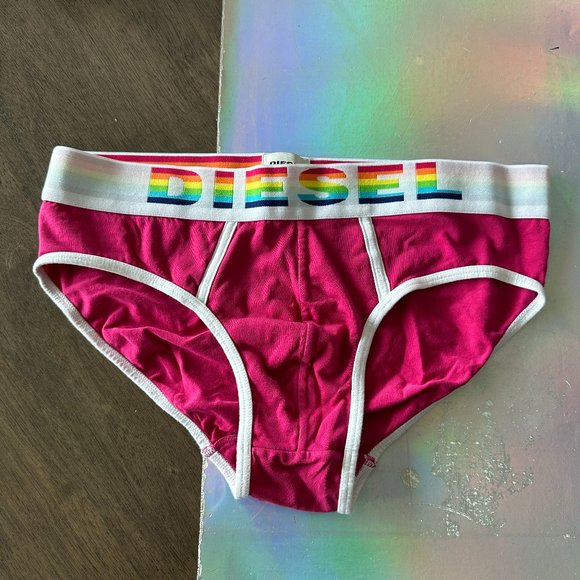 Mens Diesel Pride Edition Briefs size Large - Picture 1 of 3